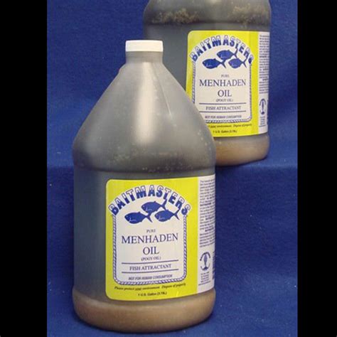 557 – Menhaden Oil – Gallon, BAITMASTERS | Aylesworth's Fish and Bait