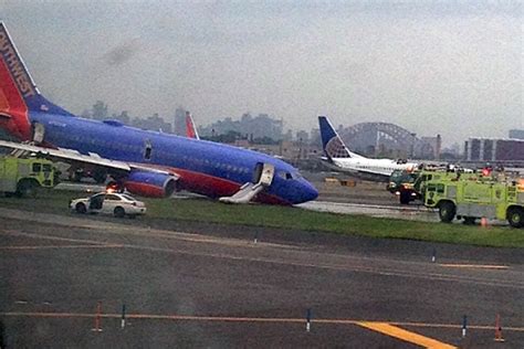 Southwest Airlines Jet Crashes Nose-First in NYC | Newsgram | US News