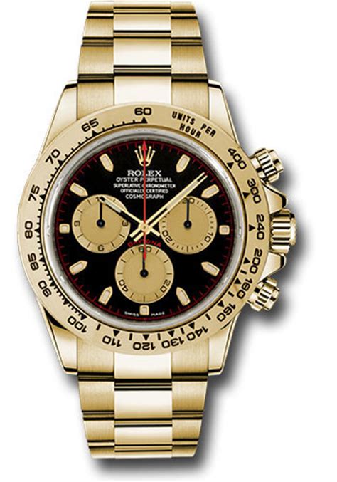 Rolex Daytona Yellow Gold - Bracelet Watches From SwissLuxury