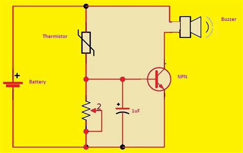 Basic Heat Sensor Circuit and Working - The Engineering Knowledge