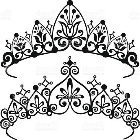 Tiara Silhouette Vector Free at GetDrawings | Free download