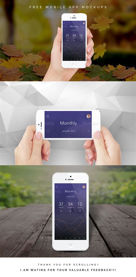 free-mobile-app-mockup :: Behance