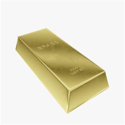 Ingot brass #Ingot, #brass | Ingot, Gold ingot, 3d model