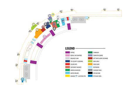 Lubbock Airport Map