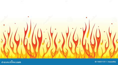 Fire Border Vector Illustration | CartoonDealer.com #57339754