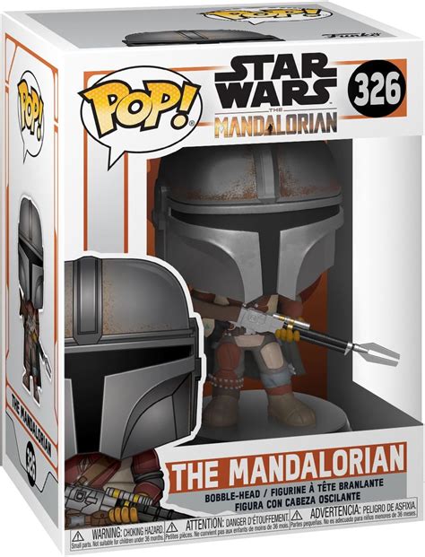 Amazon.com: Funko Pop! Star Wars: The Mandalorian - The Mandalorian ...