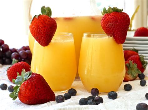 Brunch Mimosa By The Pitcher - Divas Can Cook