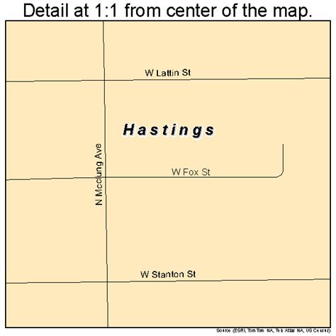 Hastings Florida Street Map 1229100