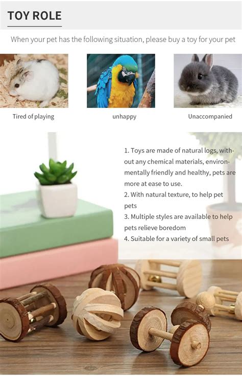 Rabbit Chew Toy Wooden Molar Toy - Life Changing Products