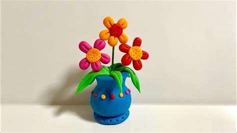 Clay Art For Kids Flower