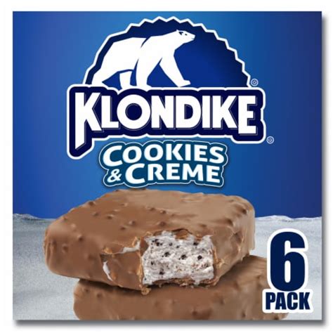 Klondike Cookies & Creme Frozen Dairy Dessert Bars, 6 ct / 4 fl oz - Ralphs