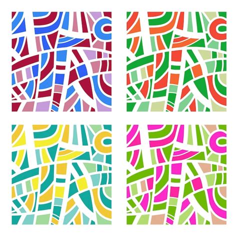 Free Vector | Abstract background in four colors