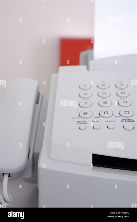 Section of a facsimile machine seen at close up Stock Photo - Alamy