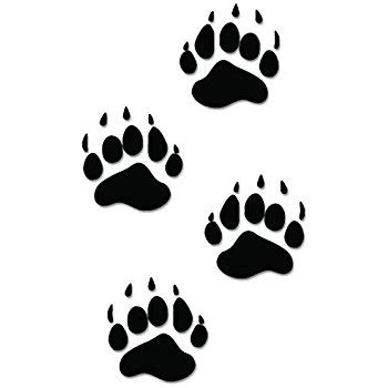 Grizzly Bear Paw Print Clipart | Free download on ClipArtMag