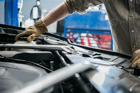 Car Engine Coolant Level Check 24609842 Stock Photo at Vecteezy