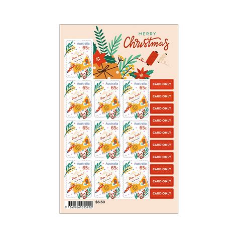 Christmas 2023 Sheetlet of 10 Stamps – Letter - Christmas 2023