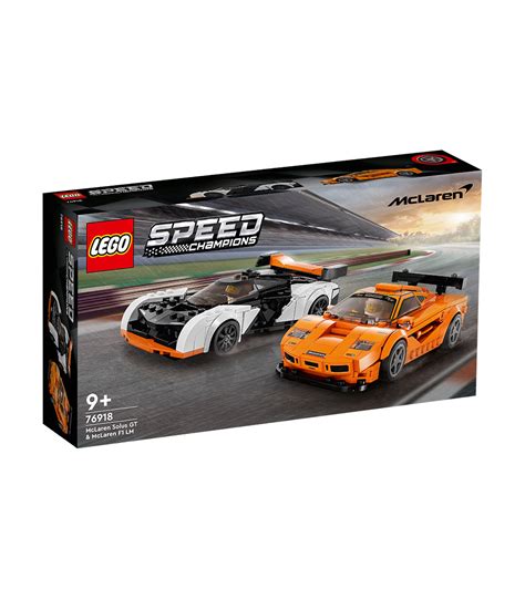 LEGO® SPEED CHAMPIONS 76918 MCLAREN SOLUS GT & MCLAREN F1 LM, AGE 9+, BUILDING BLOCKS, 2023 (581PCS)