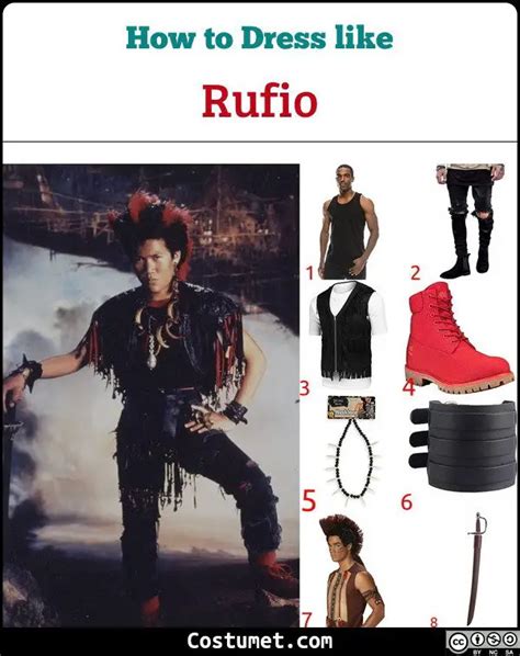 Rufio (Hook) Costume for Halloween