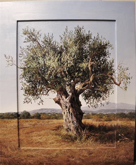 Olive Tree Painting by Elidon Hoxha - Fine Art America