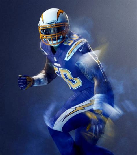 Chargers debut 'Color Rush' uniform for Thursday night game - CBS News ...