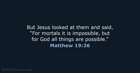 Matthew 19:26 - Bible verse (NRSV) - DailyVerses.net