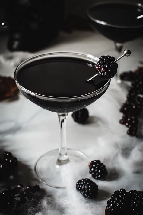 The Black Widow Halloween Cocktail - Aimee Mars