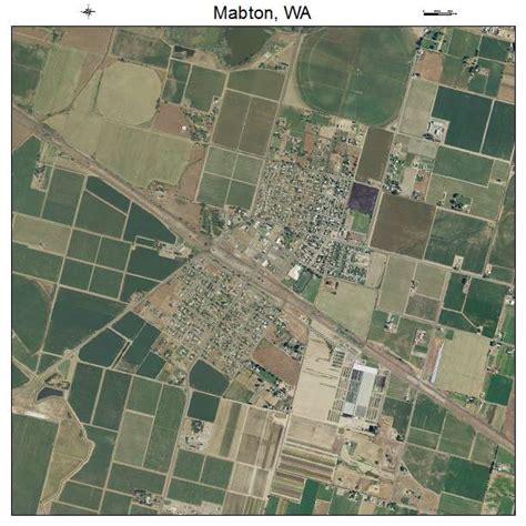 Aerial Photography Map of Mabton, WA Washington