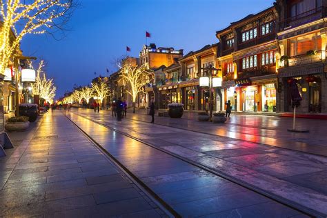 qianmen street in beijing china | Beijing china, Beijing, Beijing street