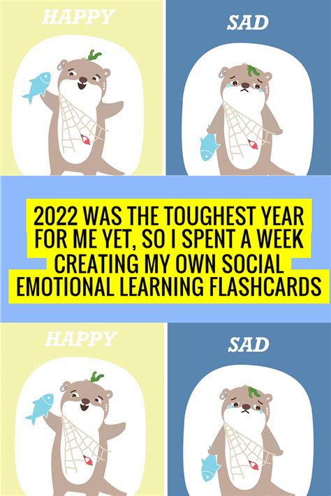 I created social emotional learning flashcards that include 6 core emotions and positive ...