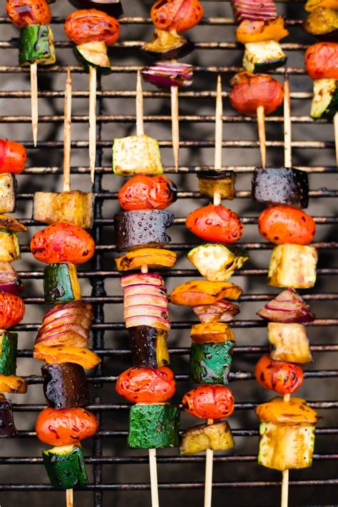 Recipe: Easy Balsamic Glazed Grilled Vegetable Kebabs | Kitchn