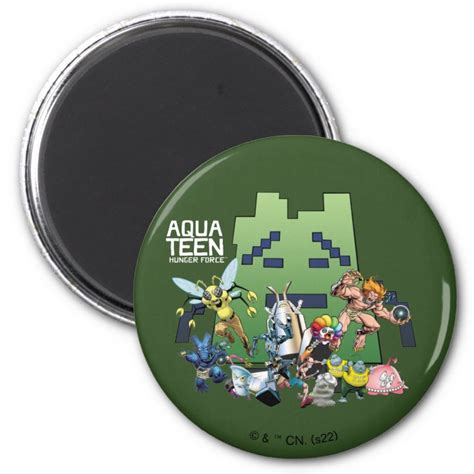 Aqua Teen Hunger Force Villains Magnet | Zazzle