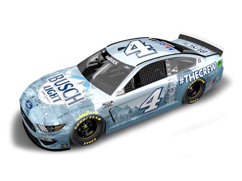 Kevin Harvick NASCAR #4 Ford Mustang Busch Light Huge 3' X 5' 2-Sided DELUXE Banner FLAG ...