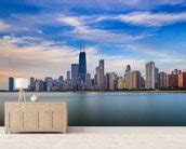 Chicago Skyline Wallpaper Wall Mural | Wallsauce UK