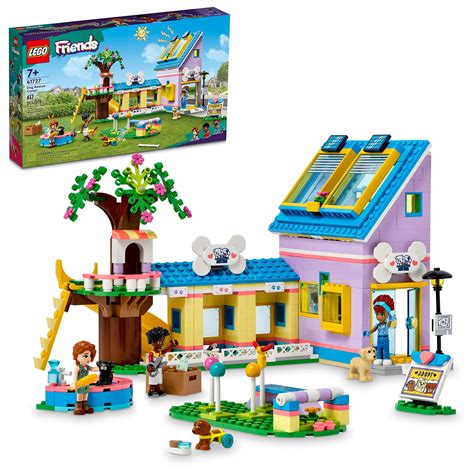 Buy LEGOFriends Dog Rescue Center 41727, Pet Animal Playset for Kids Ages 7 Plus Years Old with ...