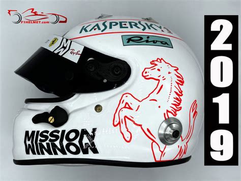 Sebastian Vettel 2019 Helmet / Ferrari F1