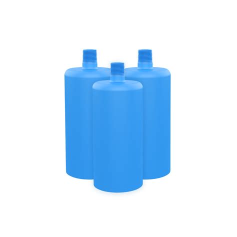 Clearly Filtered Water Bottle Filter Replacement 3-Pack [25 Gallons]