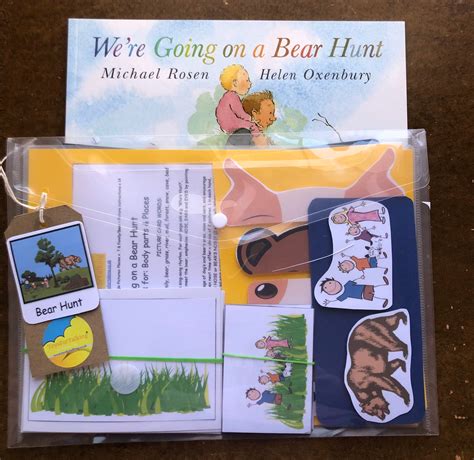 We're Going on a Bear Hunt 2 Word Level Pack With Paperback Book - Etsy