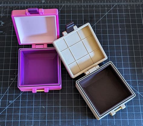 3d Printed Square Storage Box, Storage Container, Jewelry, Sealed Container, Pill Box - Etsy