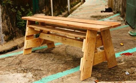 Wooden Pallet Garden Bench Plans – Pallet Wood Projects