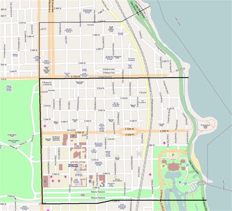 Hyde Park Map - Hyde Park, Chicago - Wikipedia, the free encyclopedia ...