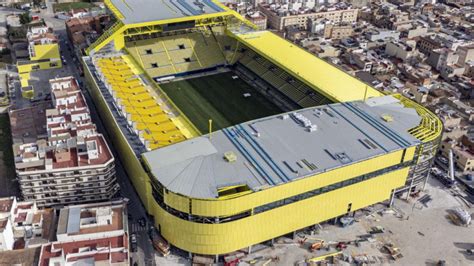 El Villareal transforma el Estadio de la Cerámica en apenas siete meses