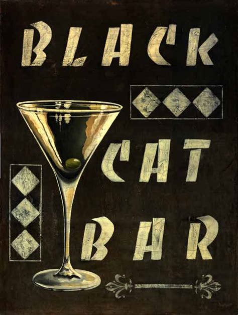 Black Cat Bar | Original Metal Sign Company