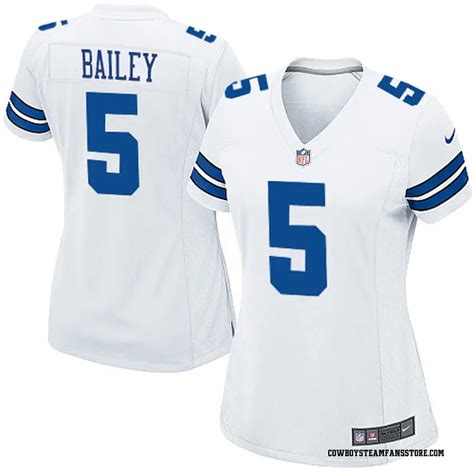 Nike Dan Bailey Dallas Cowboys Game White Jersey - Women's