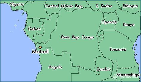 Where is Matadi, The Democratic Republic Of The Congo? / Matadi, Bas-Congo Map - WorldAtlas.com