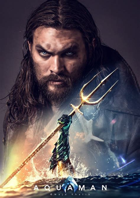 Jason Momoa Aquaman - Majd Khatib | Movie art, Movie posters, Fan art