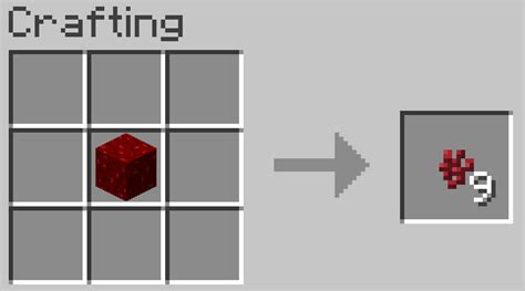 Nether Wart Blocks to Nether Warts - Minecraft Mod