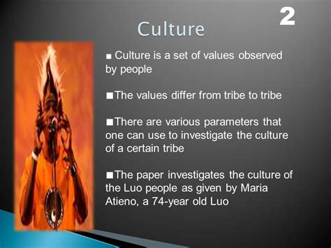 The Luo Culture of Kenya - 3544 Words | Presentation Example