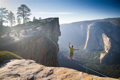 National Parks | Yosemite Highlining Highlining at Taft Poin… | Flickr