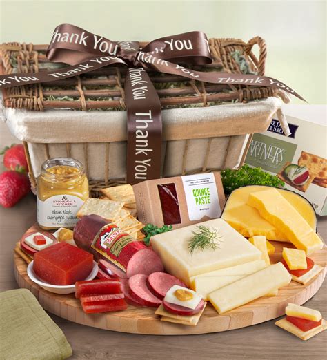 Thank You Epicurean Meat & Cheese Gift Basket