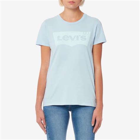 Levi's Women's The Perfect T-Shirt - Cashmere Blue Womens Clothing | TheHut.com